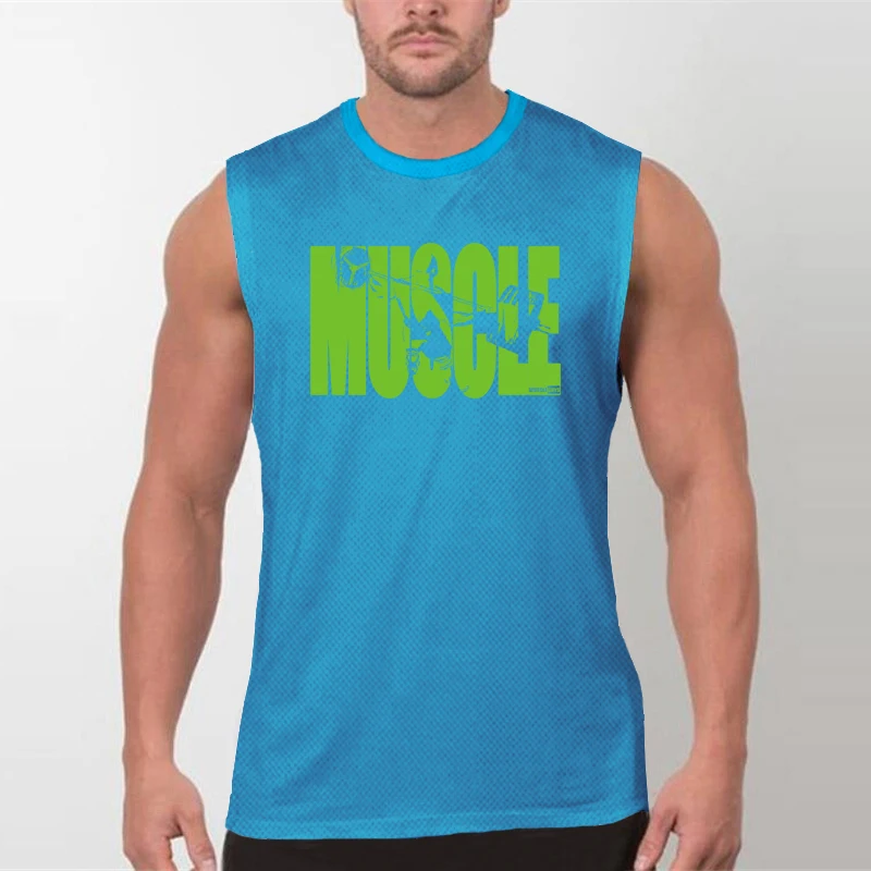Mens Sleeveless Running Vests Quick Dry Breathable Sports Top For Gym Training Jogging Marathon Running Clothes Exercise Fitness