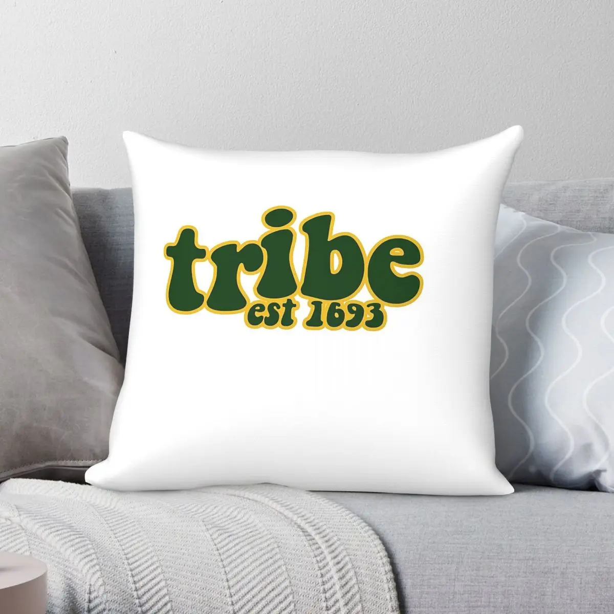 Tribe William And Mary Square Pillowcase Polyester Linen Velvet Creative Zip Decor Pillow Case Car Cushion Case 18