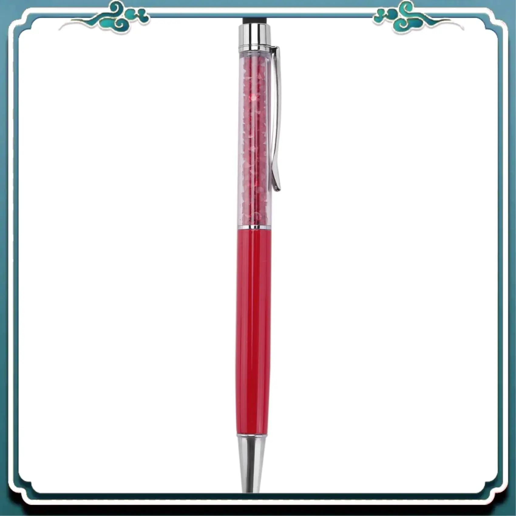 

Простой в использовании 12 шт./упак. Bling Bling 2-в-1 тонкий стилус с кристаллами и бриллиантами и шариковые ручки с чернилами (12 цветов)