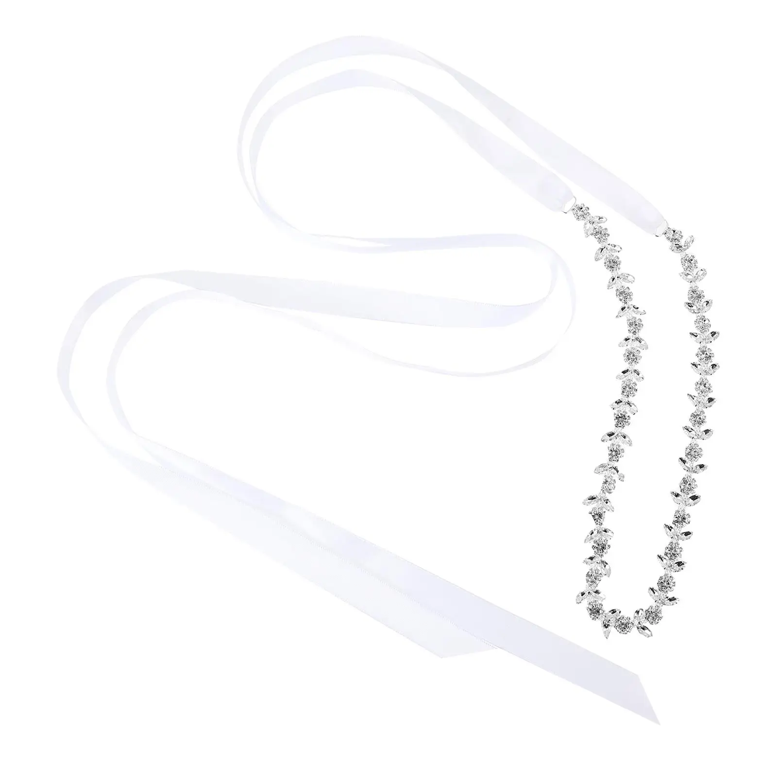 

Rhinestone Belt Ribbon Waist Miss Clothing Accessory Wedding Supplies Elegant Charming Outfits Bride Chain