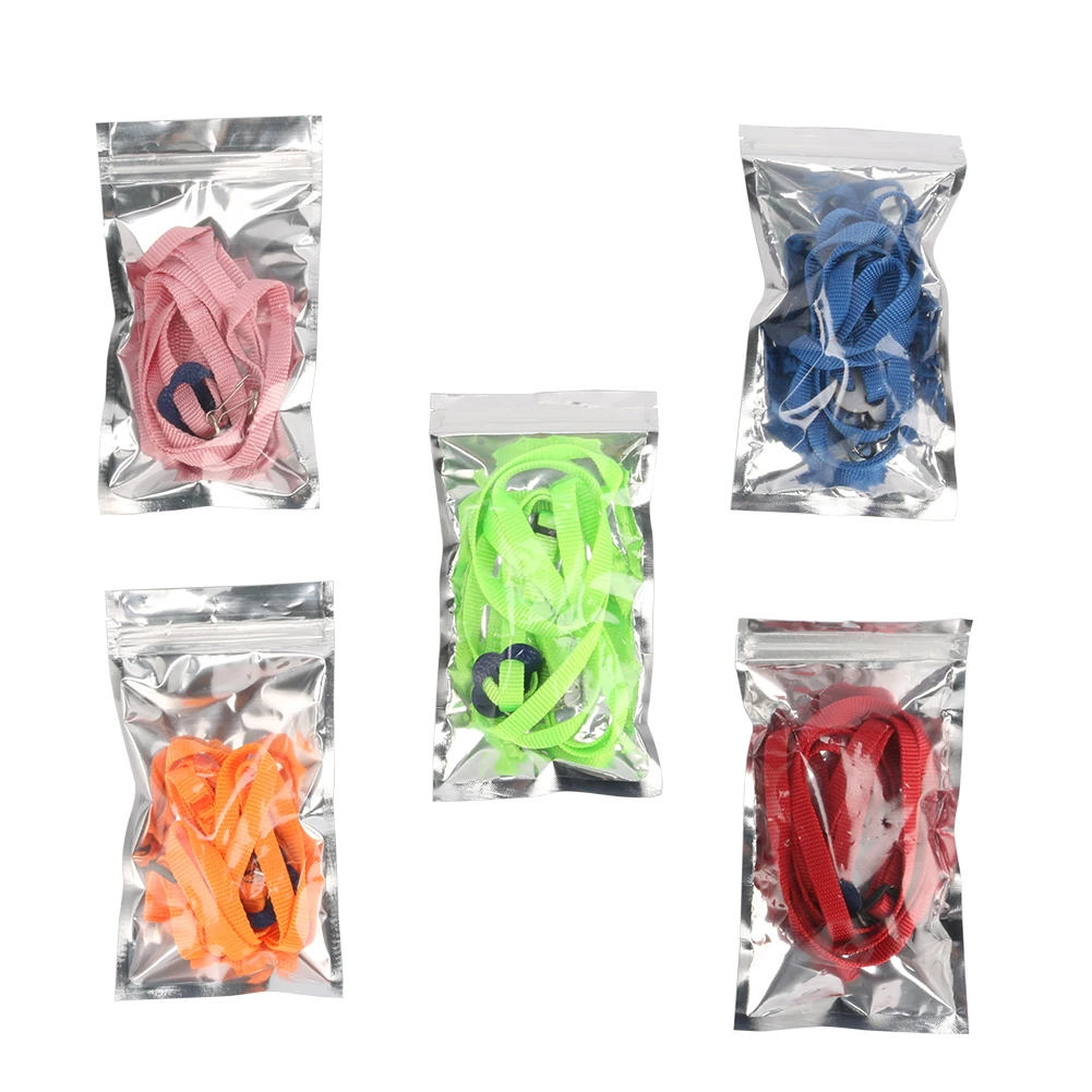 Parrot Harness Traction Rope Reptile Outdoor Safety Belt 5 Color Belt Gerbil Lizard Anti-bite Multi-color Light Traction Rope