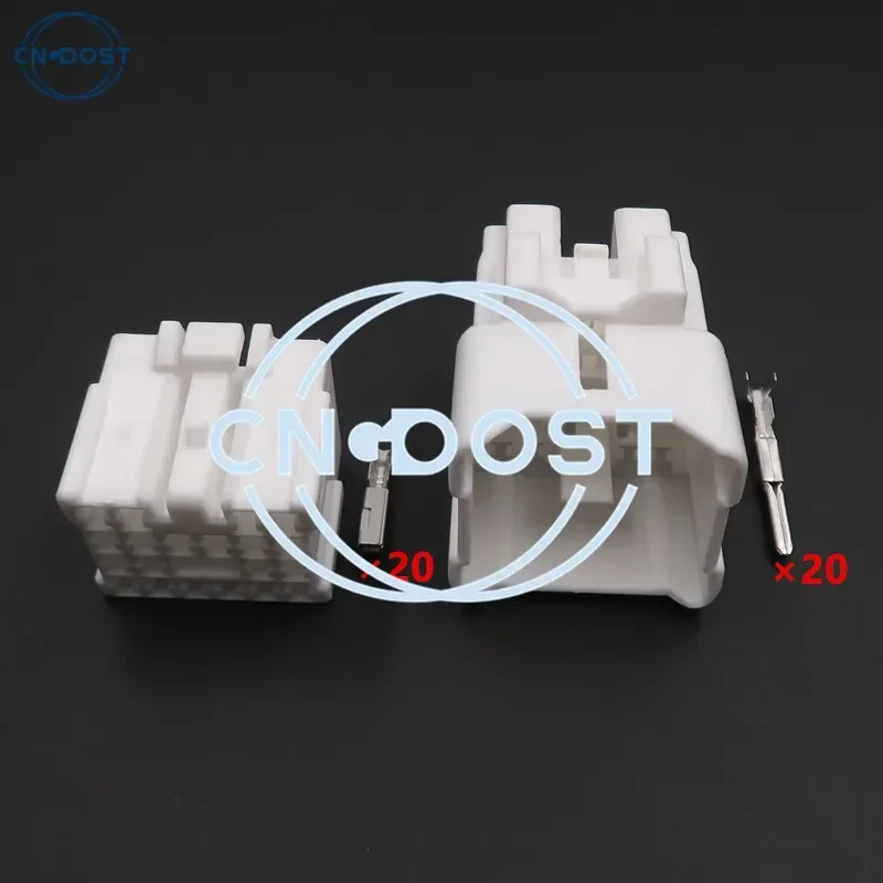 1 Set 20 Pin Headlight Light Lamp Connector Dash Board Assembly Socket AC Assembly For Automotive 6240-5134