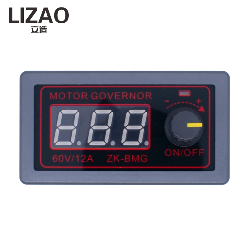 LIZAO ZK-BMG High Power PWM Governor 5-30V 9-60V 15A 20A Digital Display Duty Cycle & Frequency Adjustable Motor Driver Module