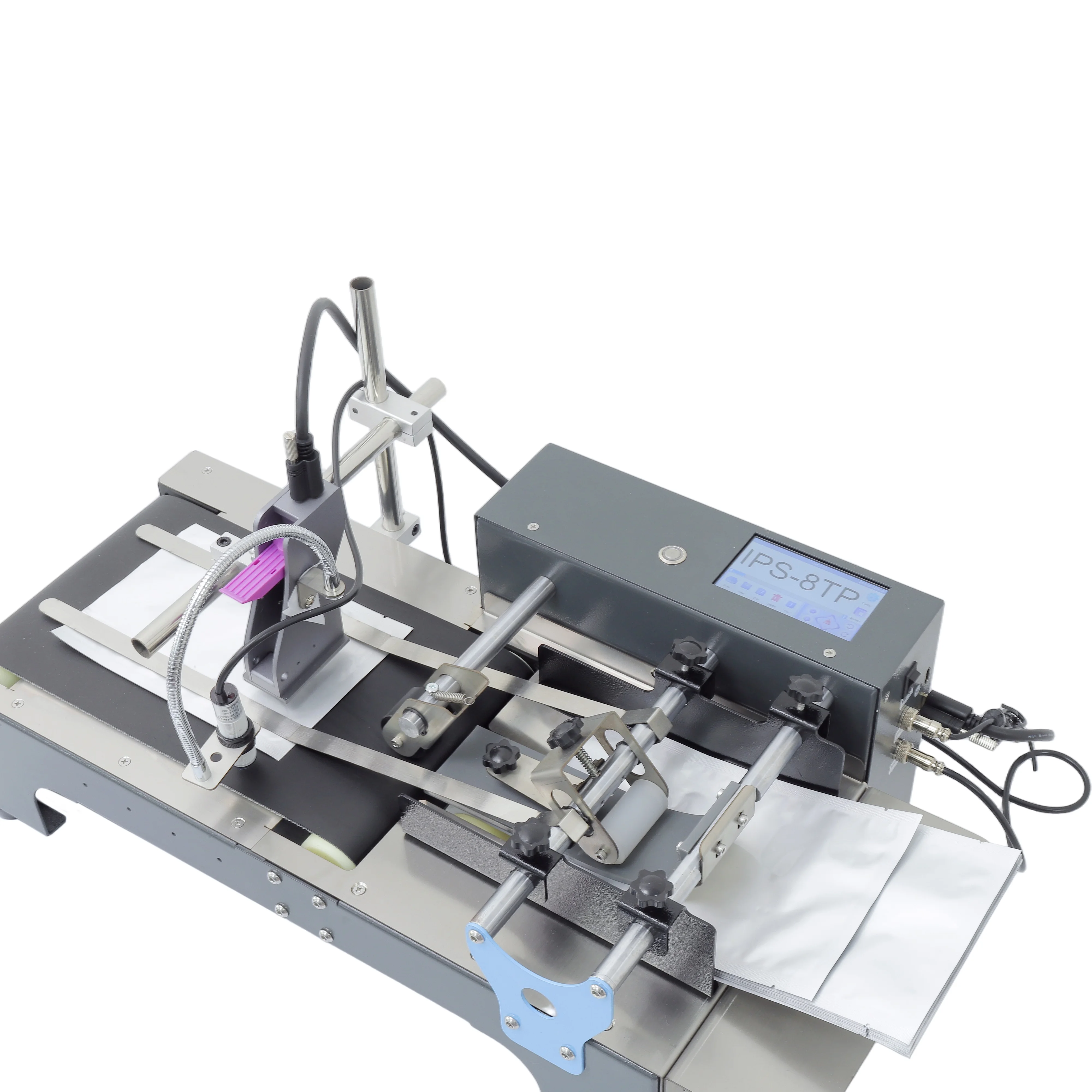 Stampante a getto d'inchiostro Tij ad alta velocità con etichette di carta per piccole carte Sacchetti di plastica Alimentatore per narrativa Macchina per cercapersone per logo Codice testoCodice a barre