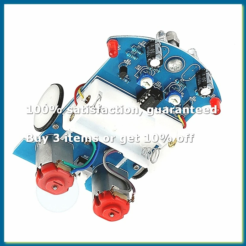 Practice Soldering Learning Electronics Kit Smart Car Project Kits Track Following RCar DIY Kit DIY Electronic Kit-DTA9