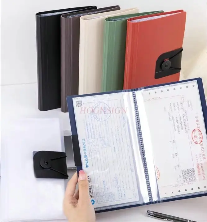 

Bill holder, fixed deposit certificate storage, our bank's paper bill holder, transparent insert storage holder