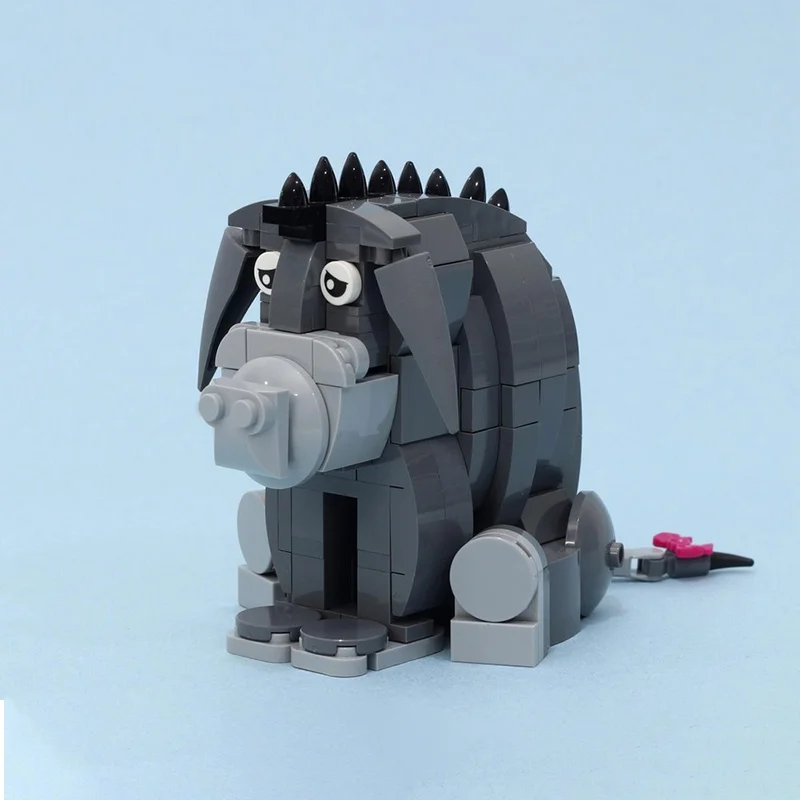 223 個 MOC イーヨー彫刻モデルビルディングブロック建設クリスマスギフト組み立てる DIY アイデア教育レンガのおもちゃ誕生日