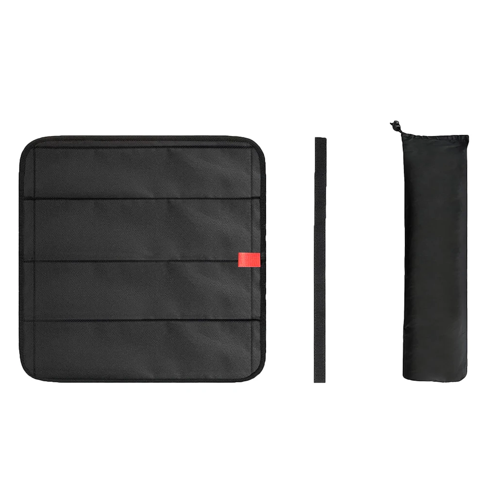 16.25IN*16.25IN Insulated Fan Cover Complete Light Protection Cover Car Curtain Sun Cover Non-Slip Fit Polyester Material