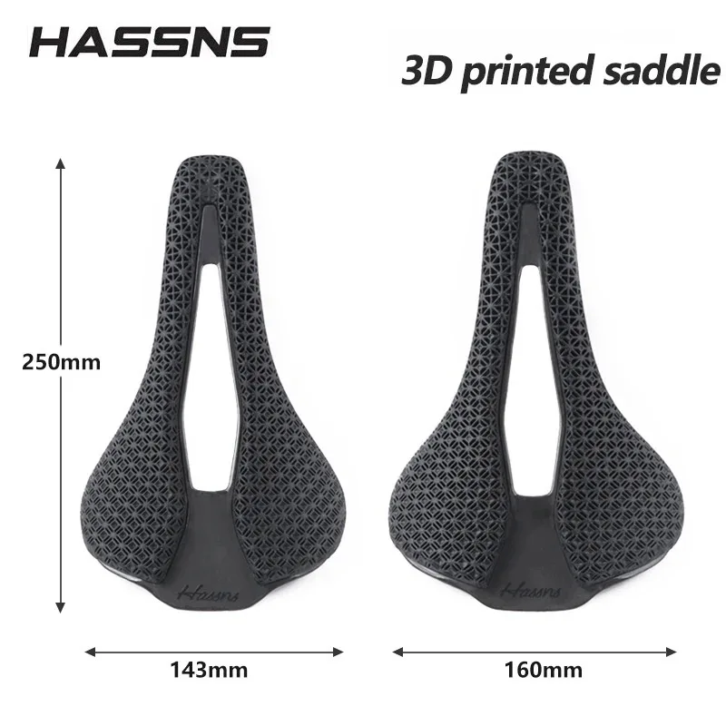 

HASSNS carbon fiber 3D printed bicycle saddle Mtb saddle racing bike seat mountain bike Selin bench dedicated Sillin