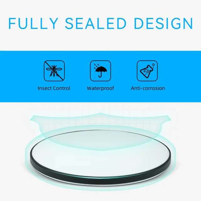 Led Ceiling Lamp Modern Ceiling Light IP65 Waterproof Round 30/18W Indoor Lighting For Bathroom Living Room Kitchen Balcony 220V 3 Led Ceiling Lamp Modern Ceiling Light IP65 Waterproof Round 30/18W Indoor Lighting For Bathroom Living Room Kitchen Balcony 220V 3