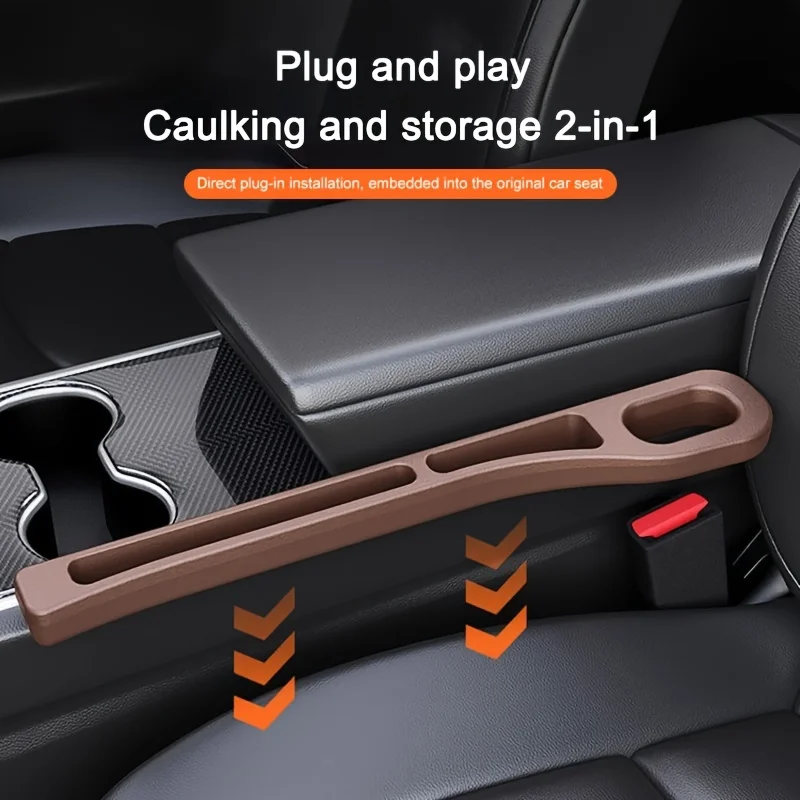 1pcs/1 Pair Universal Car Seat Gap Plug Strip Side Seam Car Gap Filler Leak Proof Seat Gap Storage Organizer Interior Decoration