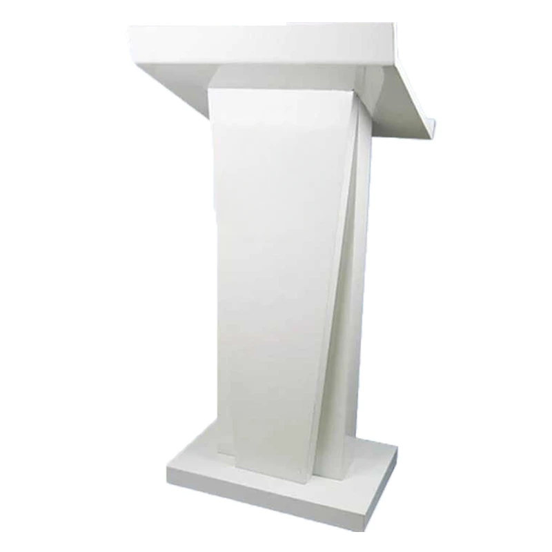 Stainless steel paint podium table High-grade simple modern welcome reception host speech service Small lectern