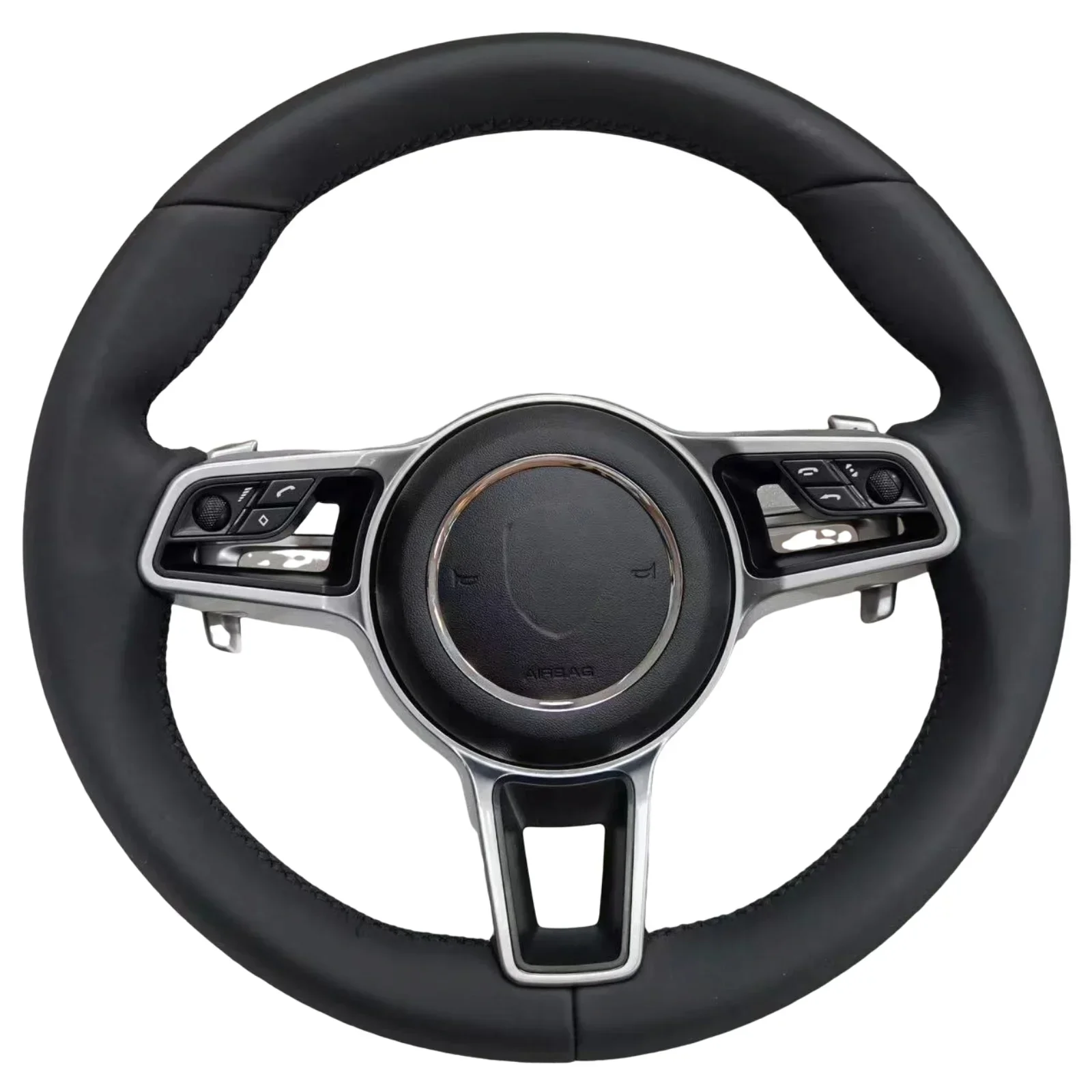 Cusotomized Steering Wheel with Leather and Carbon Fiber Directly Install for Sports and Rally Size 42*42*17CM Auto Accessories