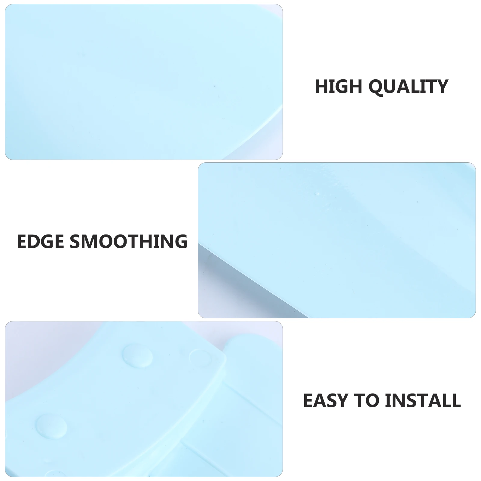 

10Pcs Plastic Fan Blades Universal Replacement Sky-Blue Durable High Airflow Fan Parts Convenient and Easy to Install