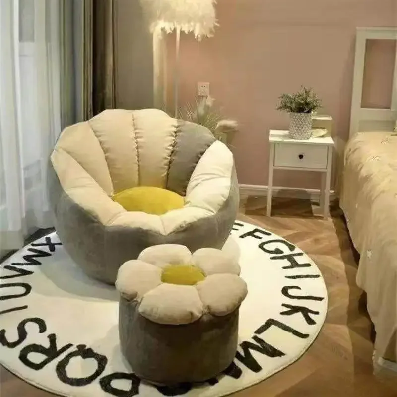 Lazy Recliner Bean Bag Sofas Living Room Sleeping Relaxing Bean Bag Sofas Modern Individual Pouf Poltrona Patio Furniture