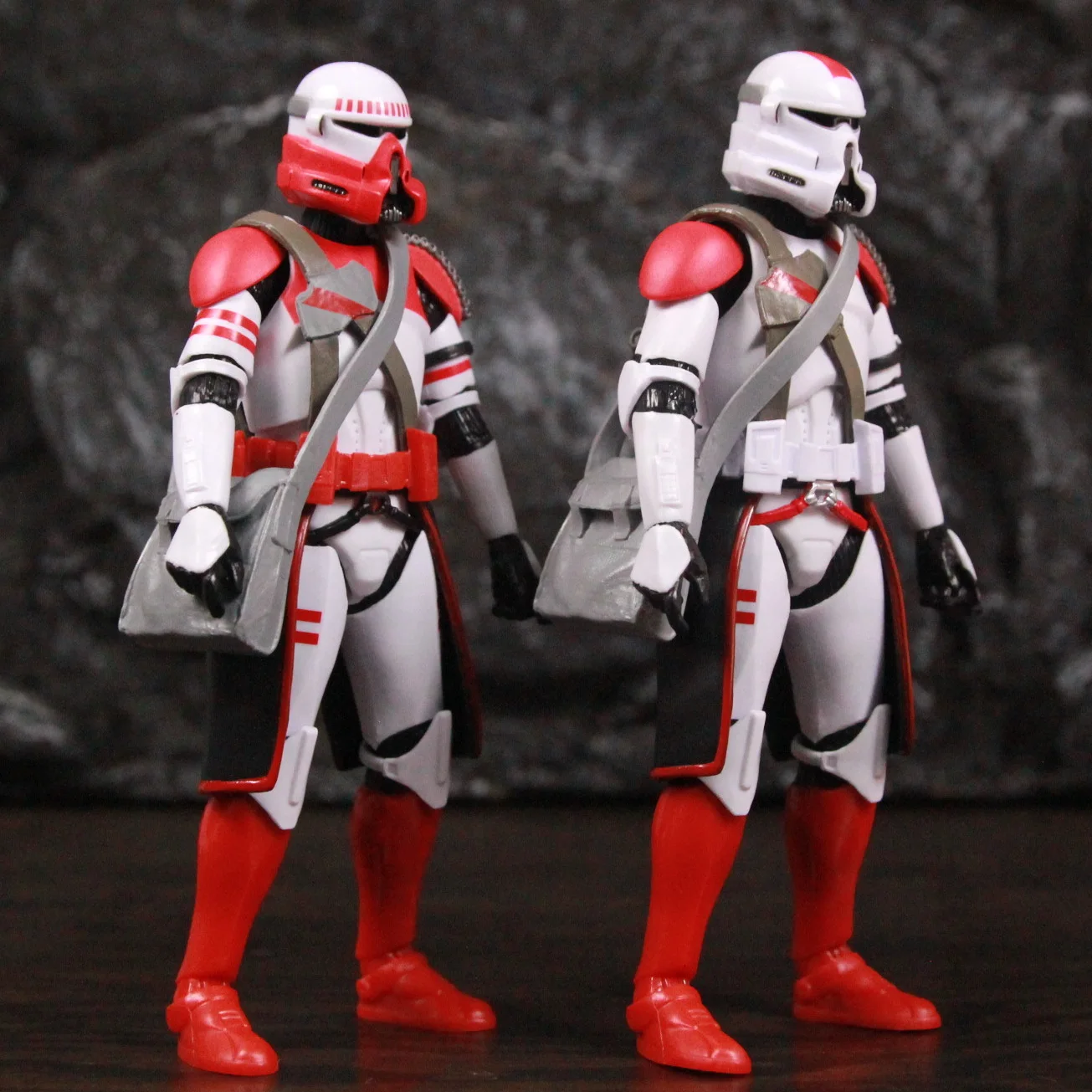 Nouveau corps-Star Wars 187th aéroporté violet choc rouge coruscant aéroporté trooper escadron 6 "figurine poupée modèle Clone jouets
