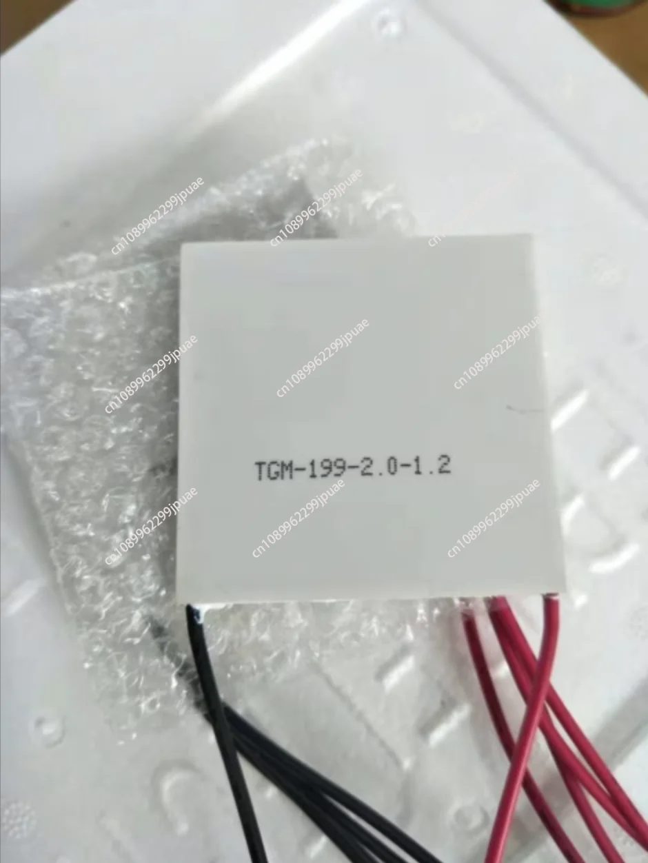 

Thermoelectric Power Generation Chip TGM-199-2.0-1.2 62 * 62MM 7V4.8A Temperature Resistance 260 Degrees Thermoelectric Module