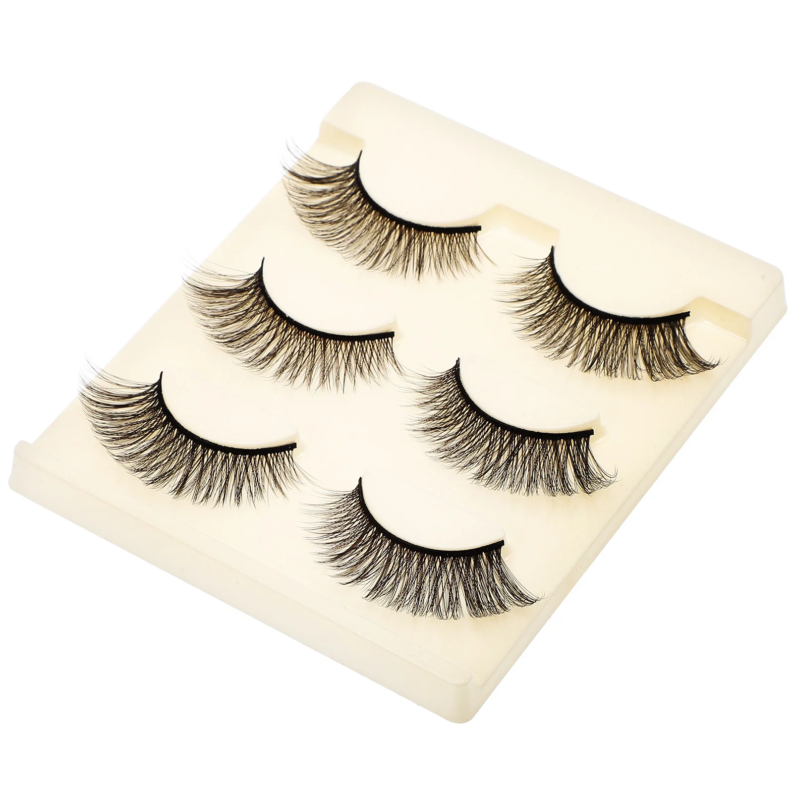 False Eyelashes Short Natural Fake Cat Eye Short Eyelashes Strip Lashes For Daily Wear Party Makeup Faux Lashes Pack