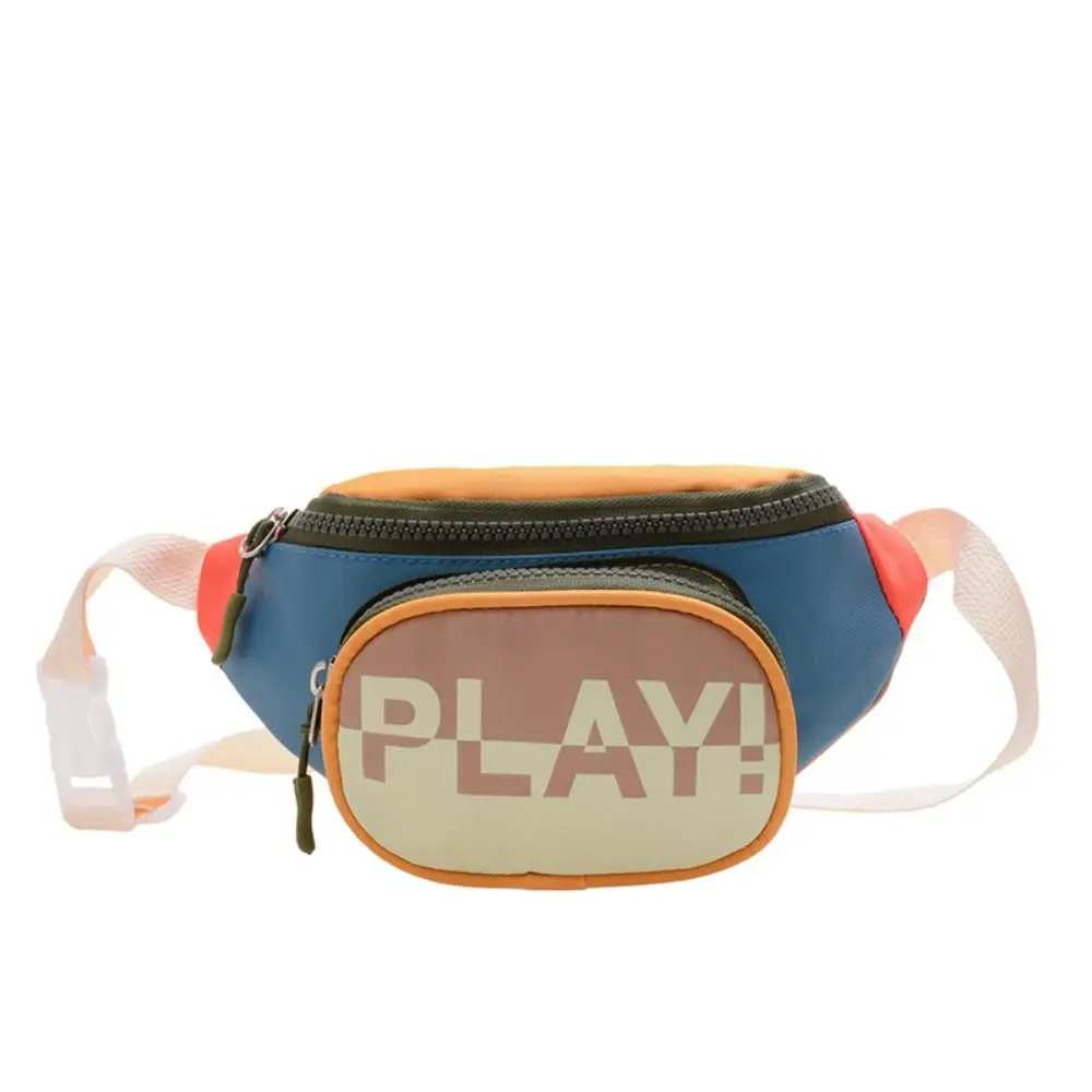 

Crossbody Bag for Kids Waistbag for Boy Girl Children with Letter Play Cool Bag for Girls Adjustable Belt Casual Shoulder Bags