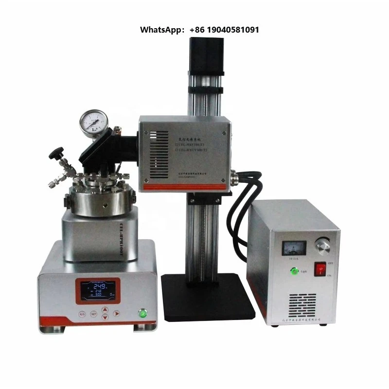 High Pressure and High Temperature Metal Reactor With Illumination Window
