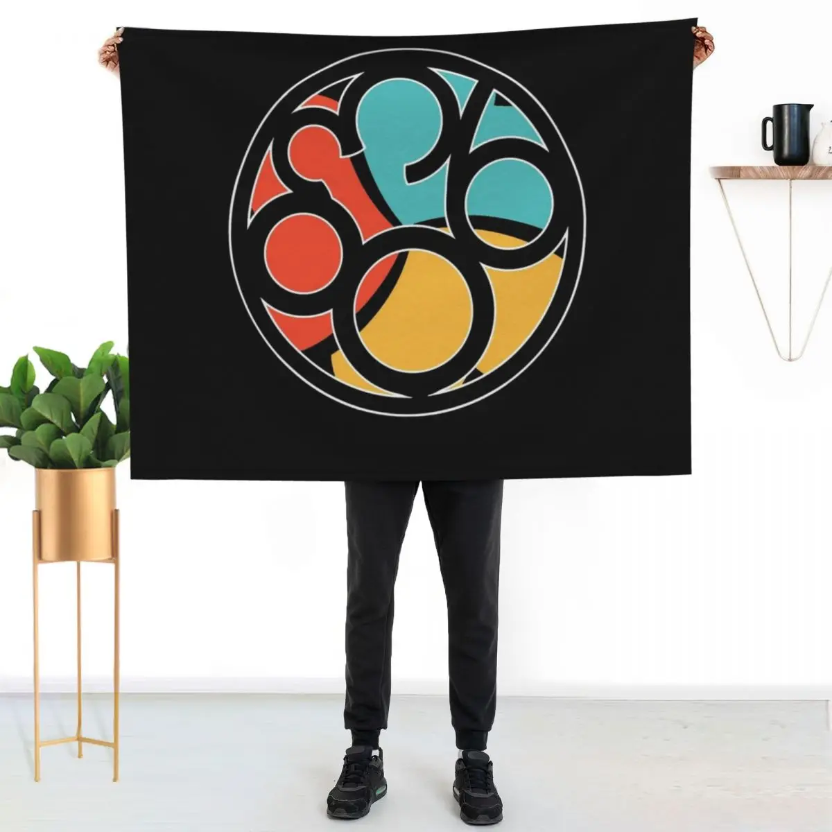 Project 863 (Syntec) Throw Blanket Compact Warm Blanket for Car Road Trip