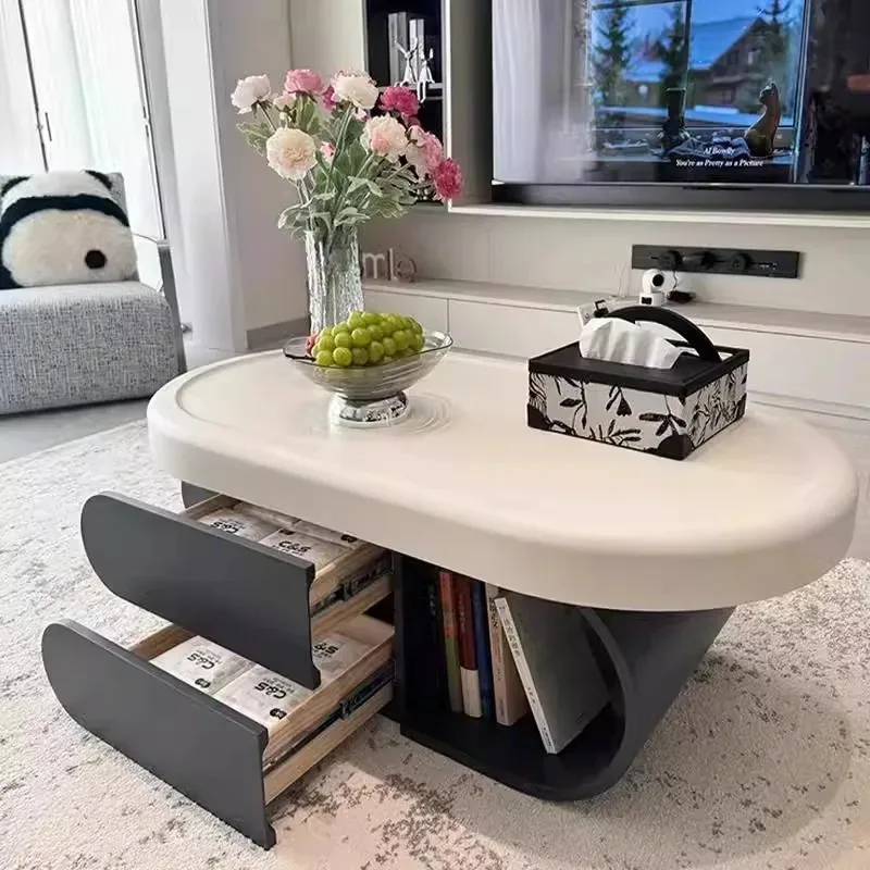 

Lounge Creative Coffee Table Luxury Minimalist Living Room Glam Safe Coffee Table Universal Trendy Mesas Bajas Trendy Furniture