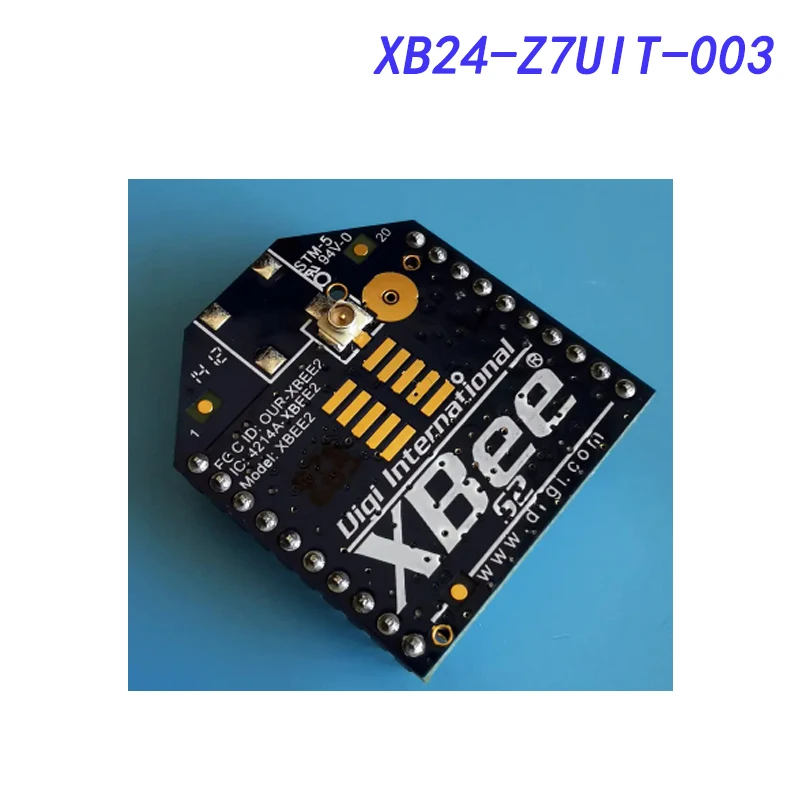 

Xbee XB24-Z7UIT-003 Module (802.15.4 Zigbee Transceiver Module 2.4GHz Antenna Not Included, U.FL Through Hole)