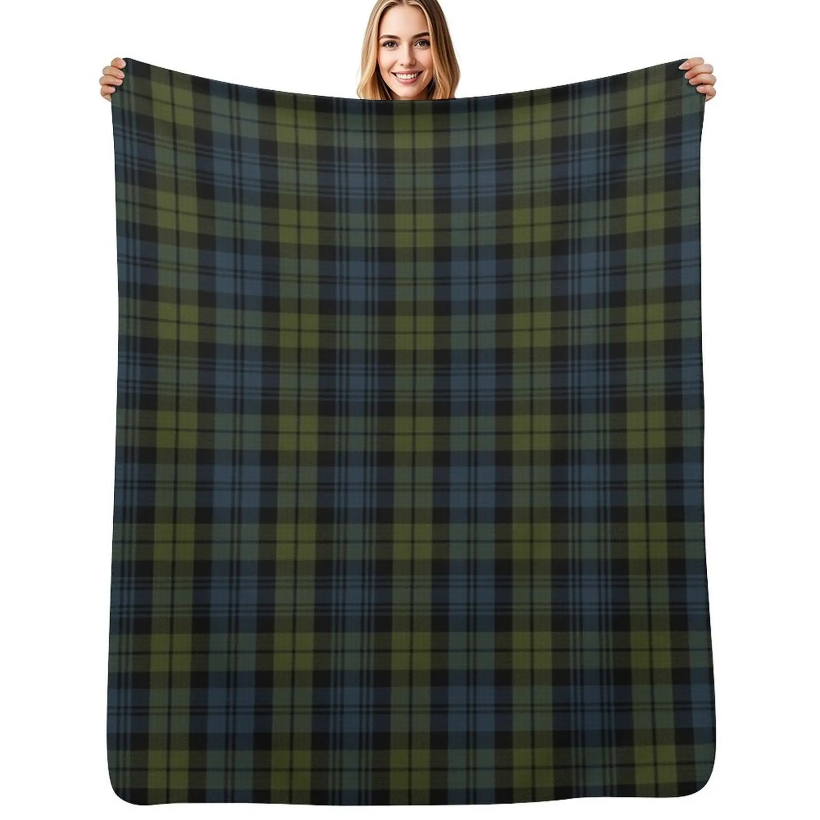 

Campbell Clan Tartan (High Res) Throw Blanket Thin Soft Blanket for Summer Night Sleeping
