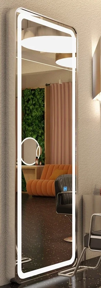 For Online Celebrity Barber Shop Mirror Led Lamp Hair Salon Special Tide One-sided Haircut Dyeing Mirror Landing.