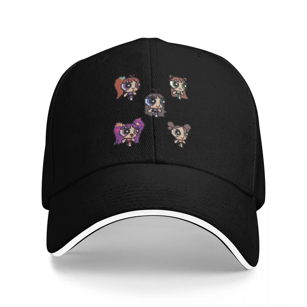 Power puff-New Jeans Baseball Cap Visor Hat Luxury Brand Men's Women's