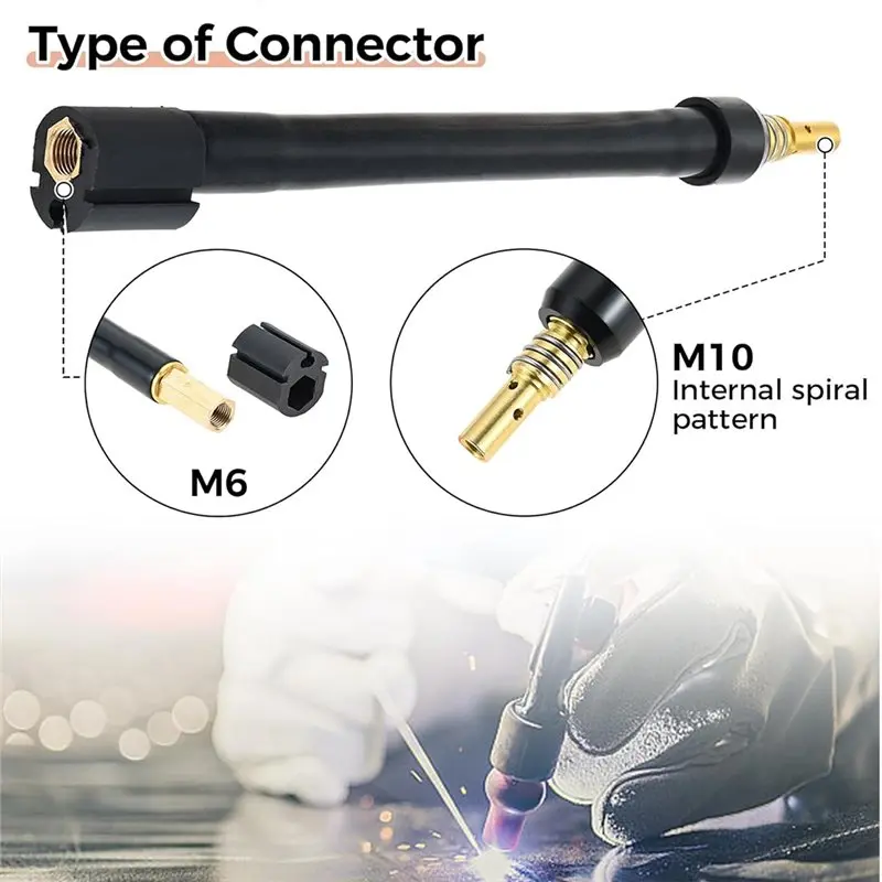 A69emig Welding Neck 30PCS 360° Flexible& 0.035