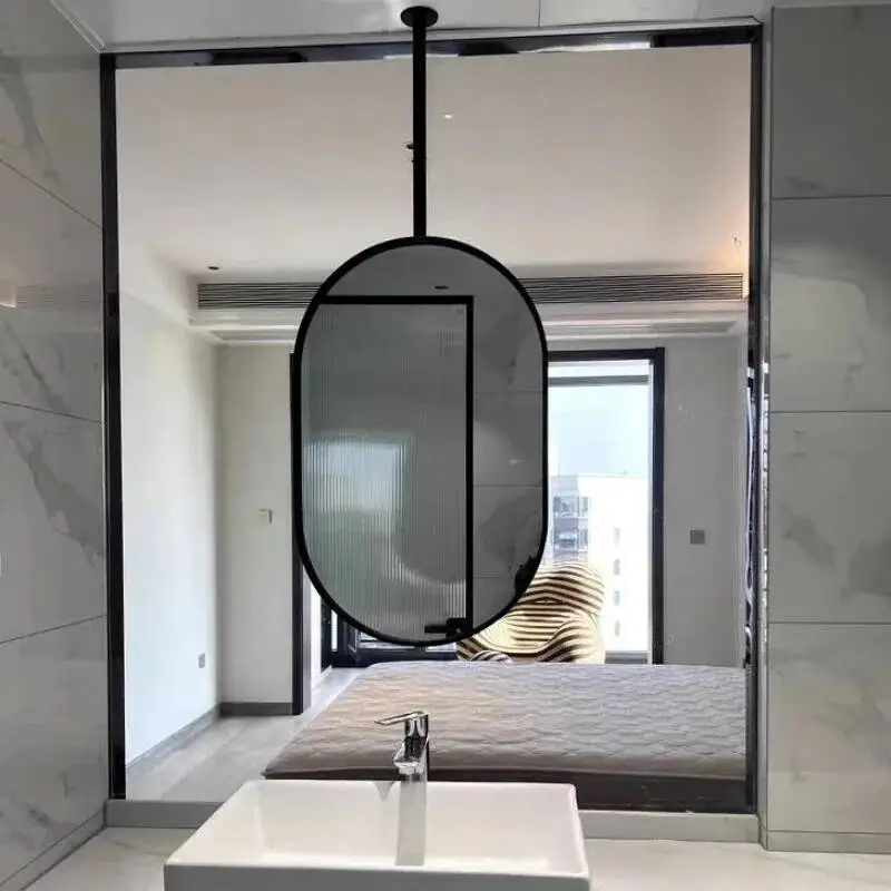 Design Exclusive Room Decorator Dressing Table Mirror Light Wall Mirror Stickers Wand Deko Decor Room Magnifier Espejos Home