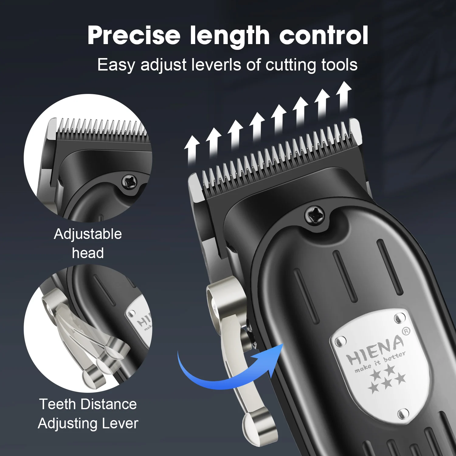 hair cutting machine tools 2/4-piece hair clipper set electric shaver hair trimmer USB display nose hair barber accessories