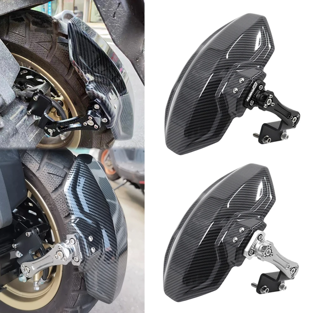 

FOR HUSKY ADV150 Motorcycle Rear Tire Wheel Splash Protector Guard Extension Fender Hugger Mudguard kit FOR SYM HUSKY ADV 150