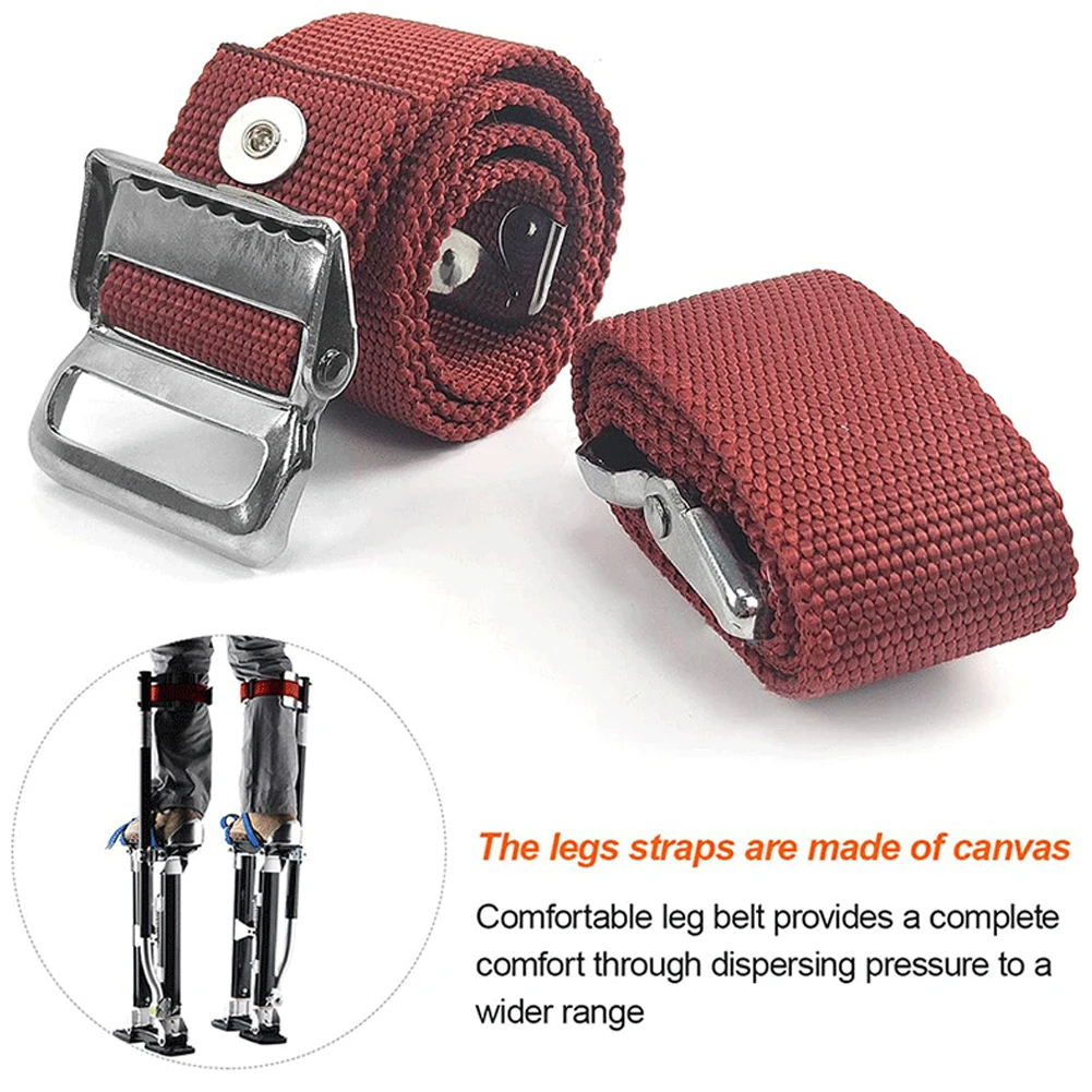 Correas de nailon para la pierna, correas de fijación para zancos de paneles de yeso, piezas de repuesto ajustables para equipaje de viaje, Hardware de embalaje, 2 piezas