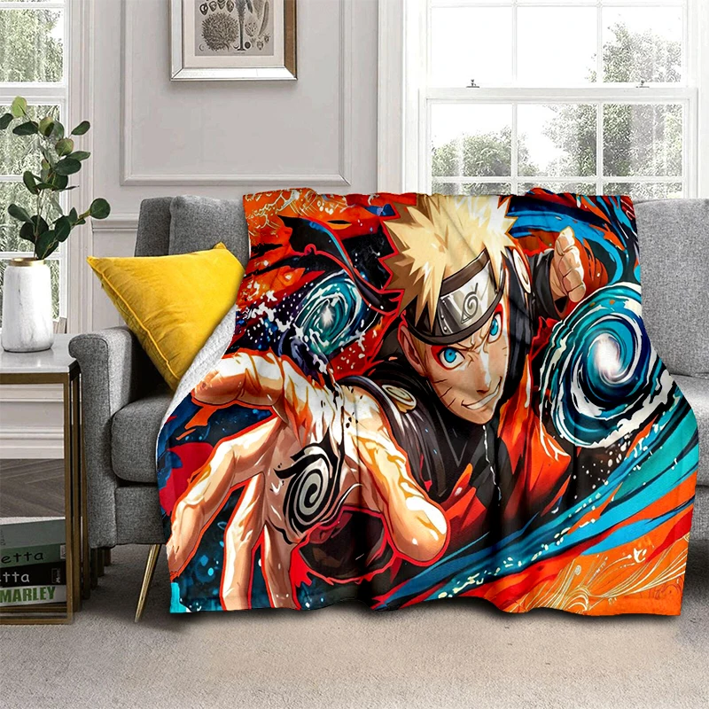 3D N-Naruto Cartoon Anime I-Itachi Flanelldecke, weiche, warme Decke für Schlafzimmer, Wohnzimmer, Bett, Reisen, Camping, Picknick, Kinder
