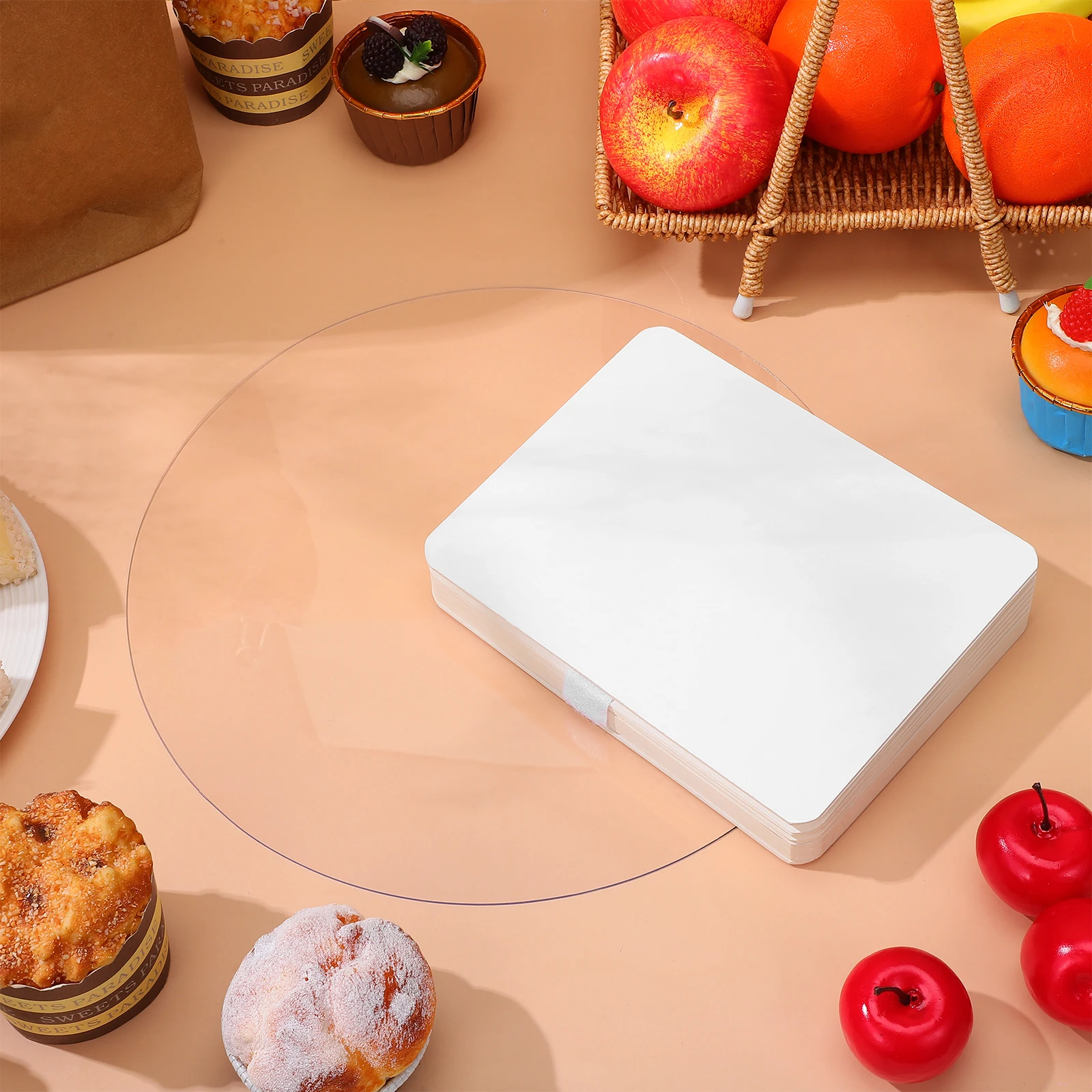 

Round Foldable Paper Cylinder Pedestal Stand White Dessert Table Wedding Party Decoration Table Backdrop Stand