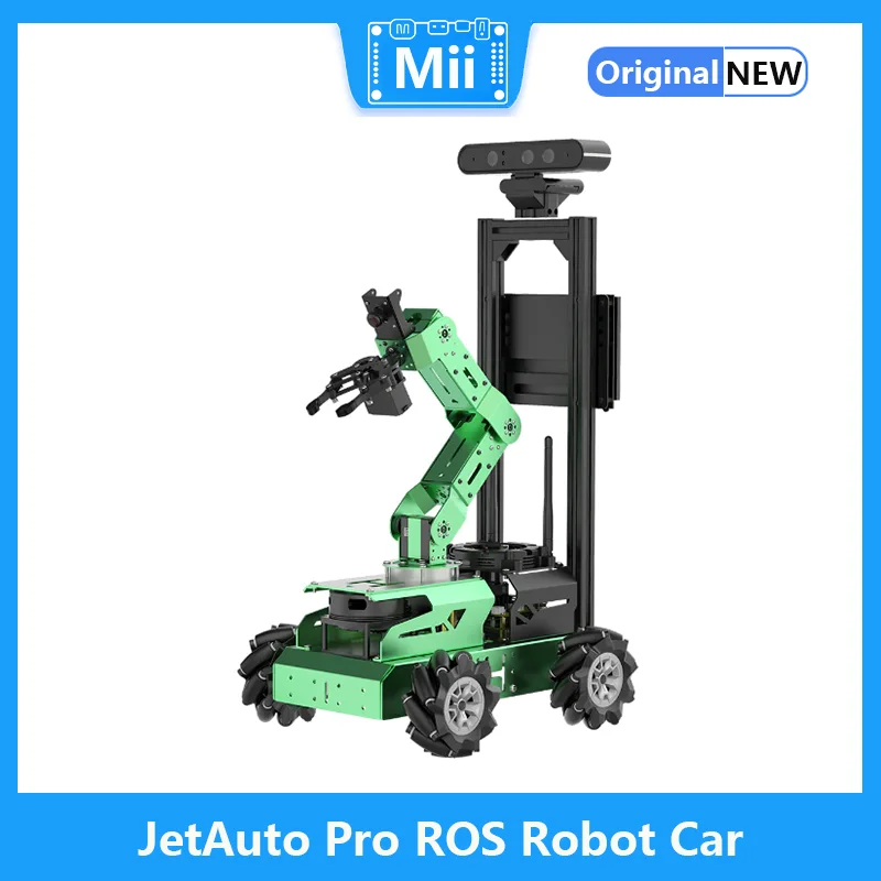 

JetAuto Pro ROS Robot Car with Vision Robotic Arm Powered by Jetson Nano Support SLAM Mapping/ Navigation/ Python