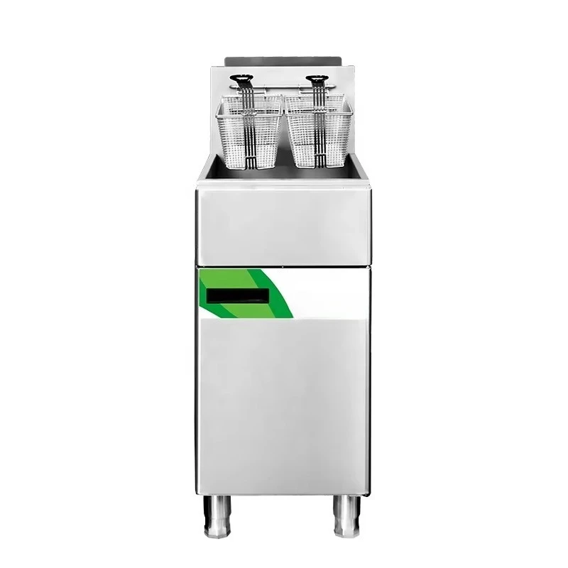 

Gas Deep Fryer with Temperature Control Stainless Steel Deep Fryer Commercial Wholesale Price Factory OEM