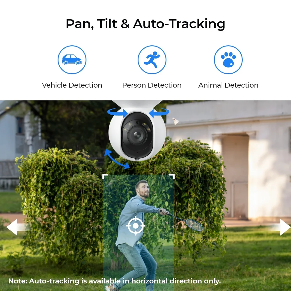 Reolink E1 Serie 8MP WiFi Sicherheitskamera 4K Outdoor PTZ PoE IP Kamera 5MP Kabellose Smart Auto Tracking Überwachungskameras