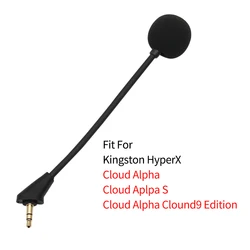 Replacement Game Mic 3.5mm Microphone for Kingston HyperX Cloud Alpha S Cloud9 C9 Edition Gaming Headsets Headphones
