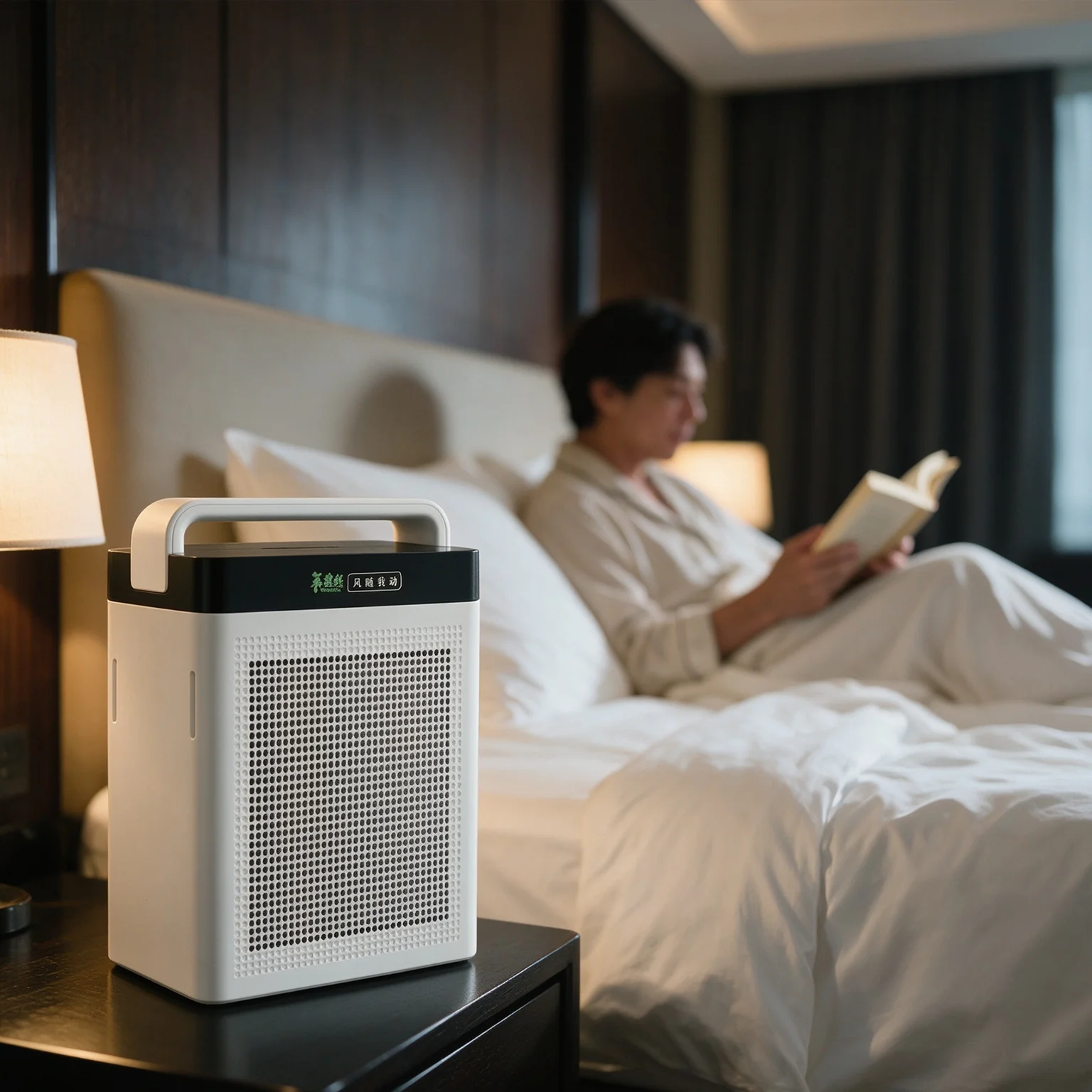 Sleep Aid Negative Oxygen Ions Machine Compact Design 65dB Low Noise For Bedroom Office Hotel