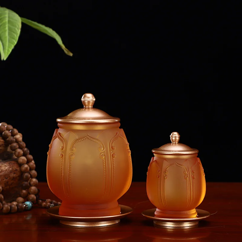 Directly from the manufacturer Yuantong Craft Glazed Water Cup Mascot Wholesale Household Products Ornament Holy Water Cup