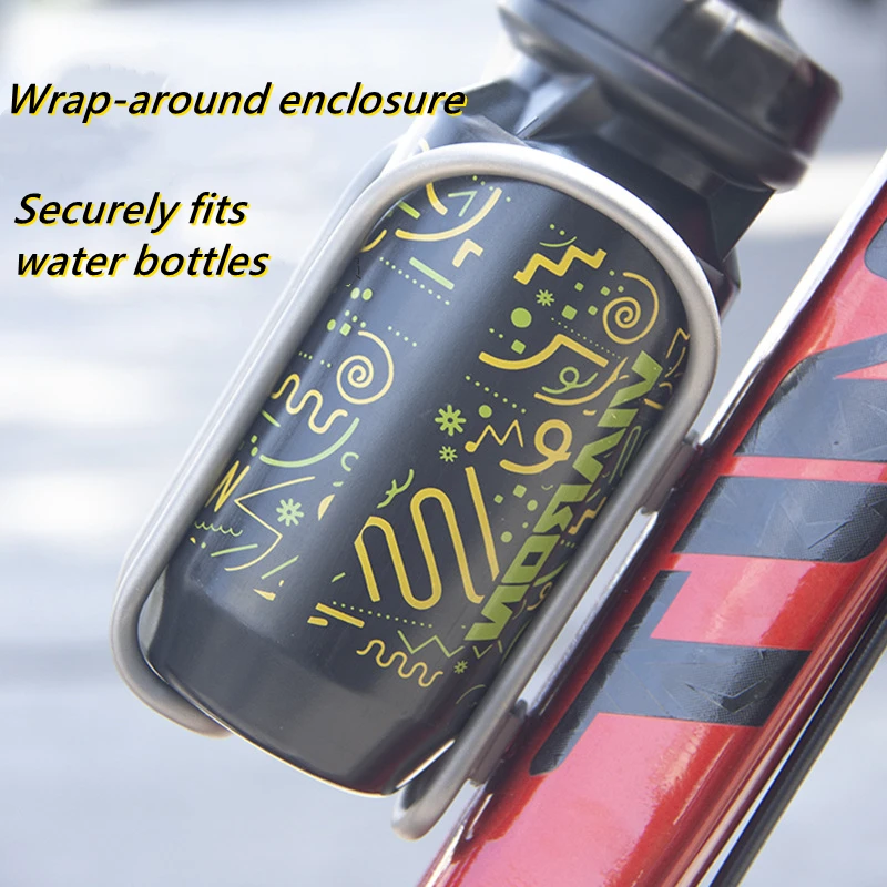 Chooee Flaschenhalter aus Titan, Fahrradflaschenhalter, Fahrradflaschenhalter, leichter Getränkehalter, Fahrradzubehör – Detail 5