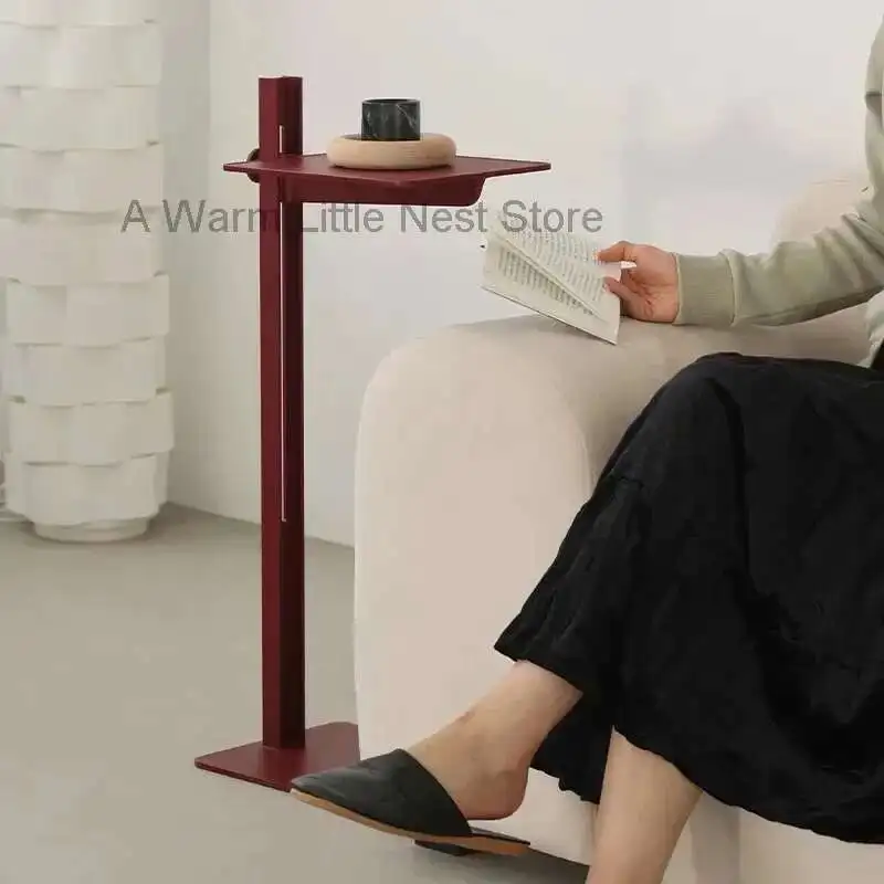 

Scandinavian Designer Creative Sofa Liftable Side Table Corner Few Ins Celebrity Small Household Iron Simple Small Side Table