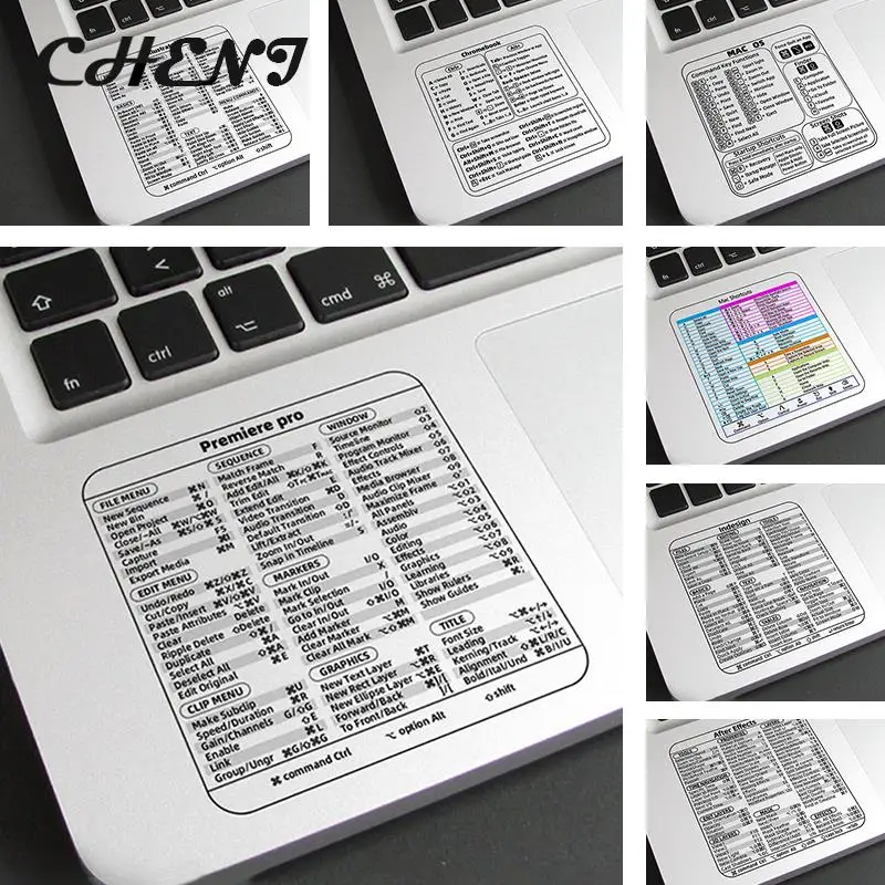 1Pc Windows Pc Referentie Toetsenbord Snelkoppeling Sticker Lijm Voor Pc Laptop Desktop