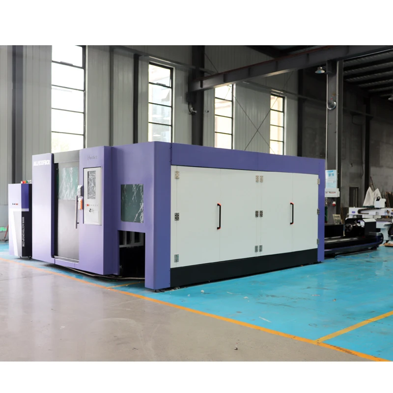 Exchange Table Fiber Laser Cutter Enclosed 3000 Watt 20mm Metal Sheet Laser Cutting Machine for Carbon SAteel