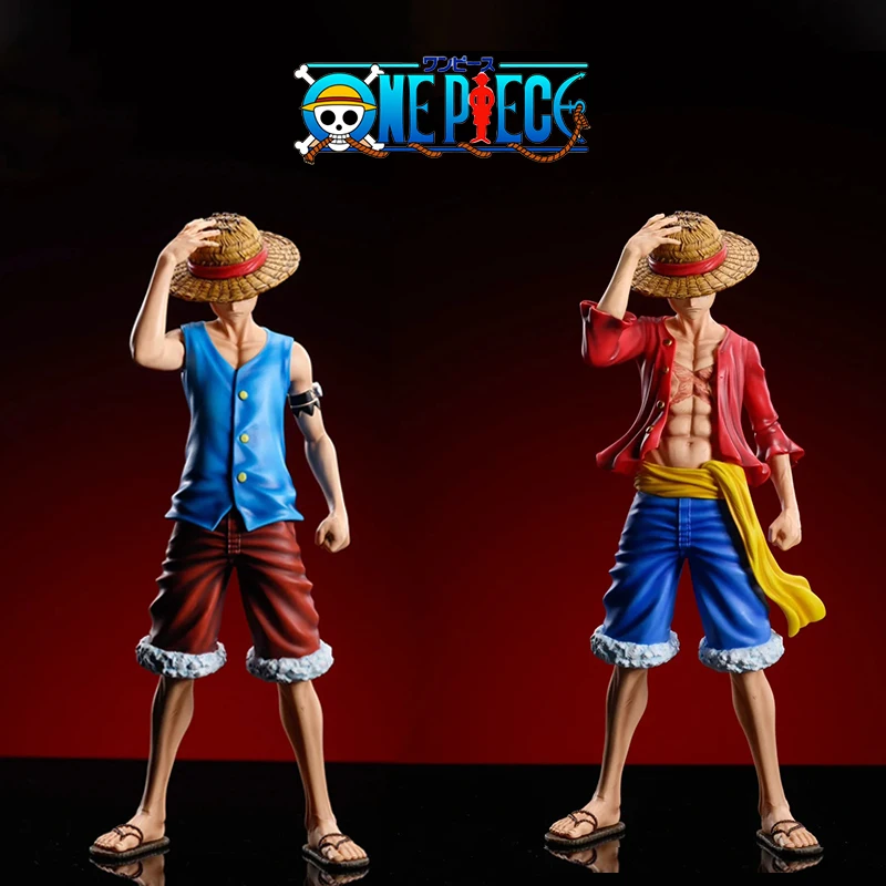 2pcs/set Anime One Piece Figure Luffy Two Years Later Action Figurine Confident Doll Kits Collection Model Toy Birthday Gift