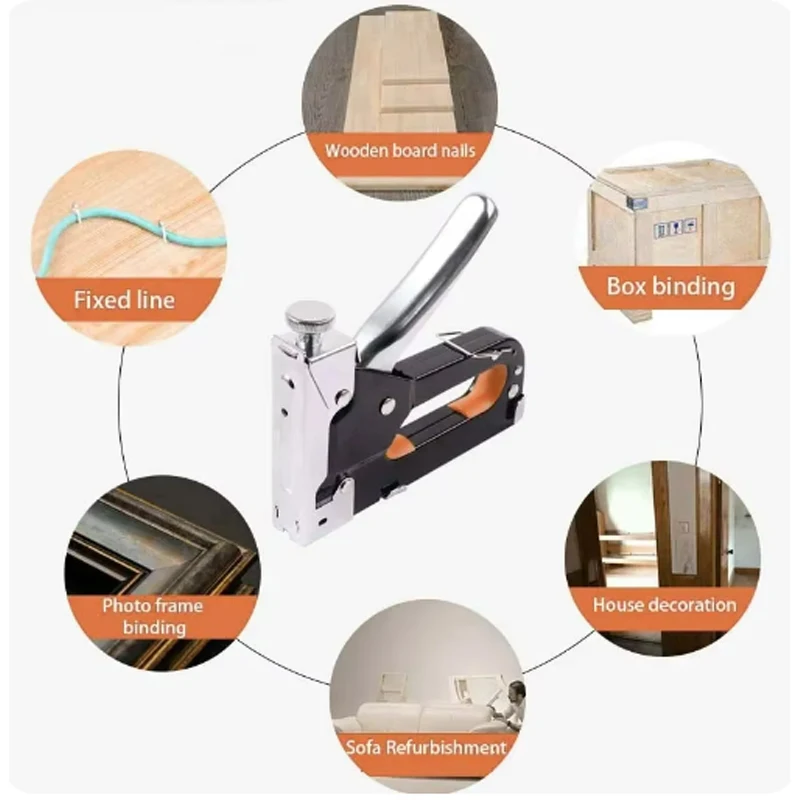 Manual Nailing Gun Code Nailing Gun Air Nail Woodworking Special Direct Staple Book Martin Nailing God Tool Household