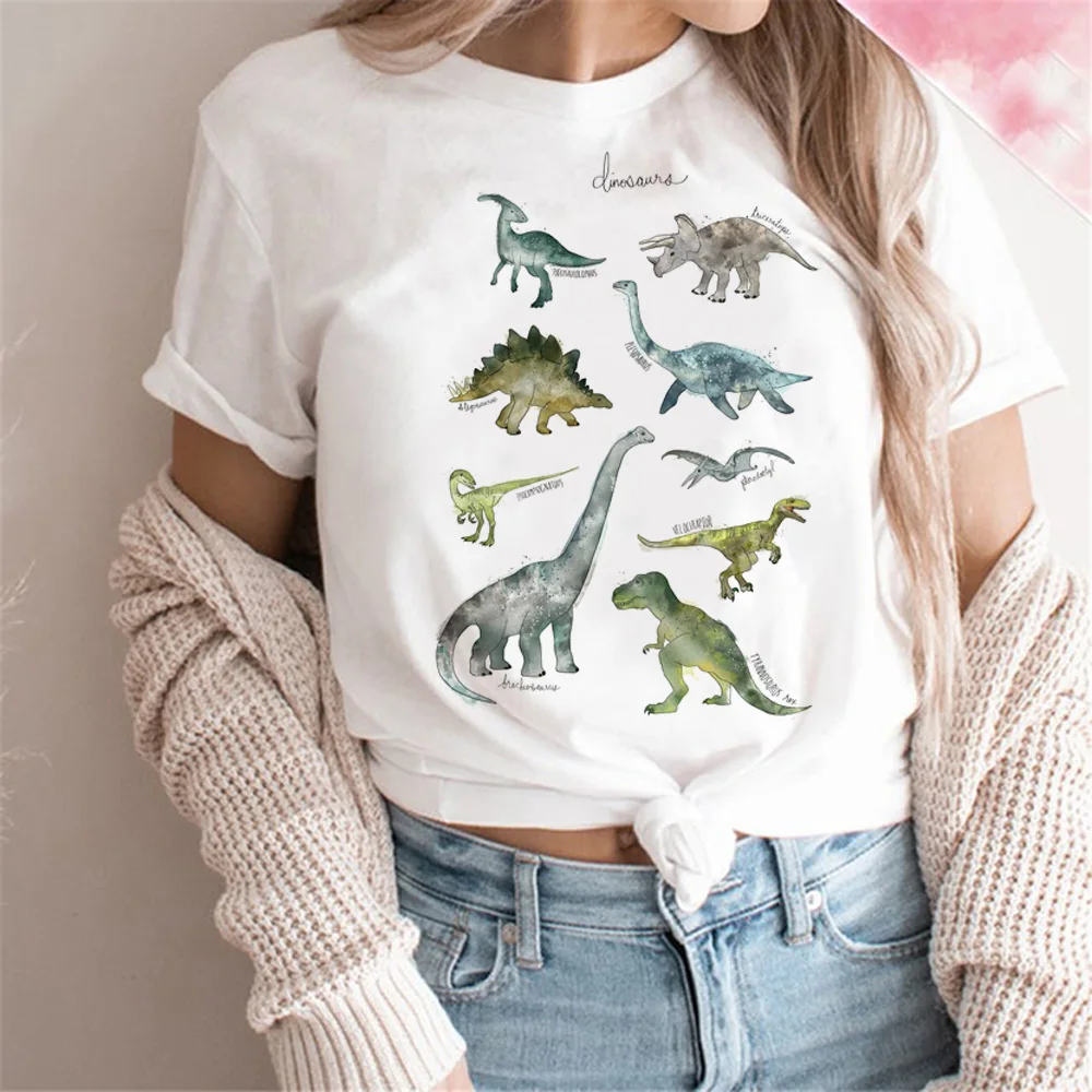 

Dinosaur tshirt women comic tshirt girl y2k clothes